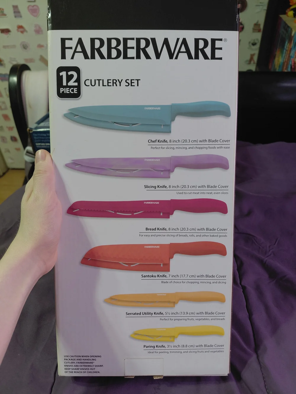 Farberware 12-Piece Cutlery Set - Turquoise